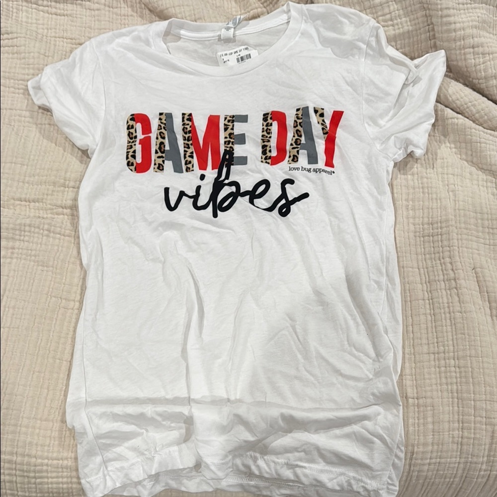 White 'Game Day Vibes' T-Shirt